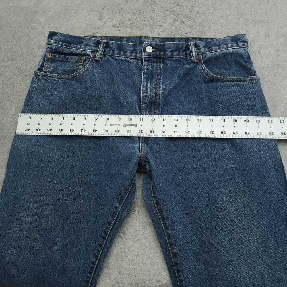 Levi's 517 Jeans Mens 38x32 Blue Regular Bootcut Rigid Denim Pants Medium Wash
